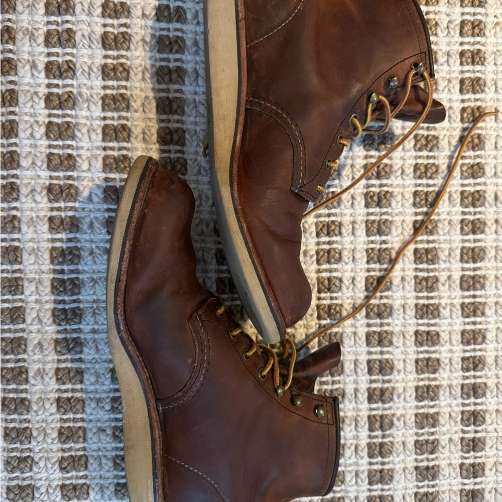 Red Wing Rover 2950 Brown Leather Boots - Picture 8 of 8